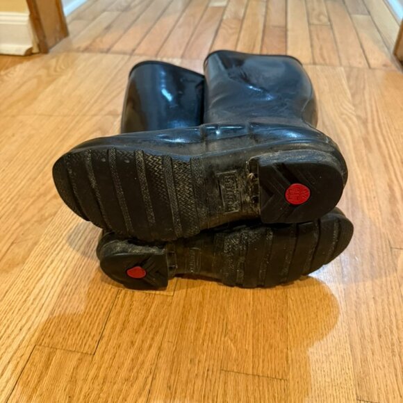 Women's Original Tall Gloss Rain Boots Black Size: US 6/EU 7 - Picture 6 of 6